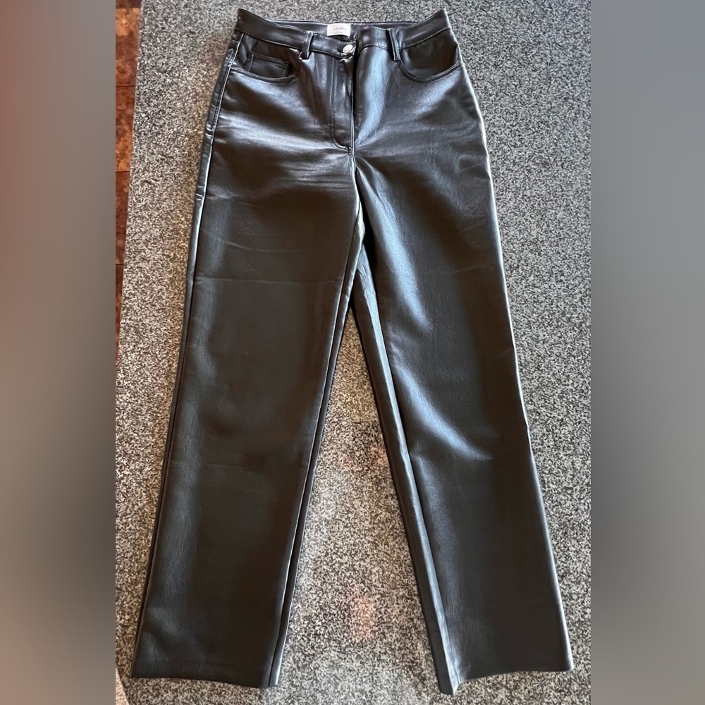 Aritzia wilfred leather pants.